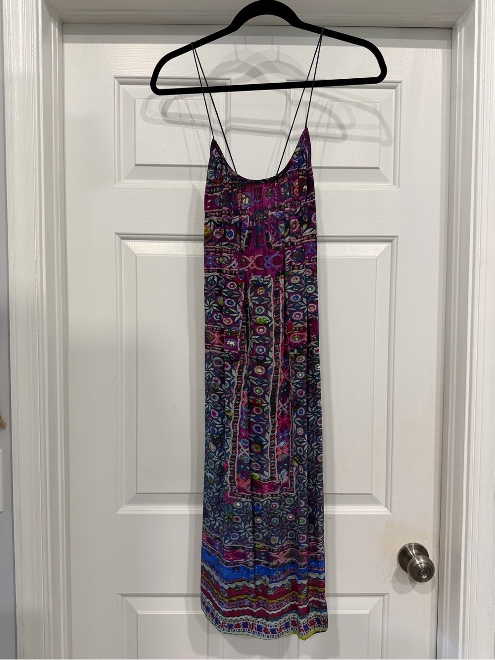Figue silk purple dress